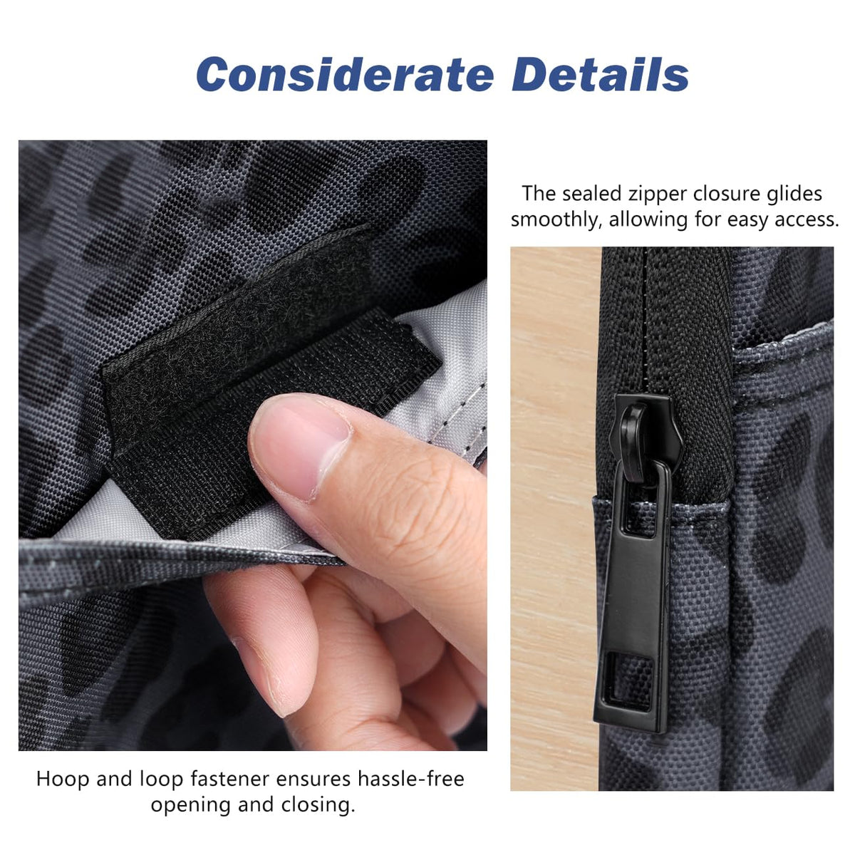 Dadanism 6-7 Inch Universal Padded Sleeve for eReader, Leopard | Protective Carrying Case Fits 7" Paperwhite/Colorsoft Signature Edition eReader, 6" Kobo Clara BW/Colour,7" Kobo Libra Colour
