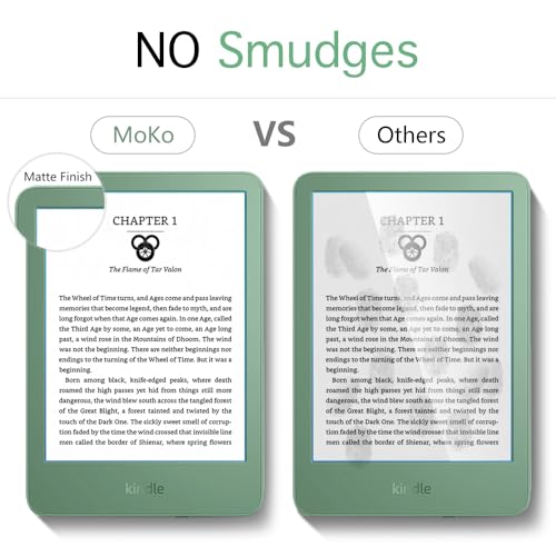 MoKo 2 Pack Anti-Glare Screen Protector for 6" Kindle 11th Gen. 2024/2022