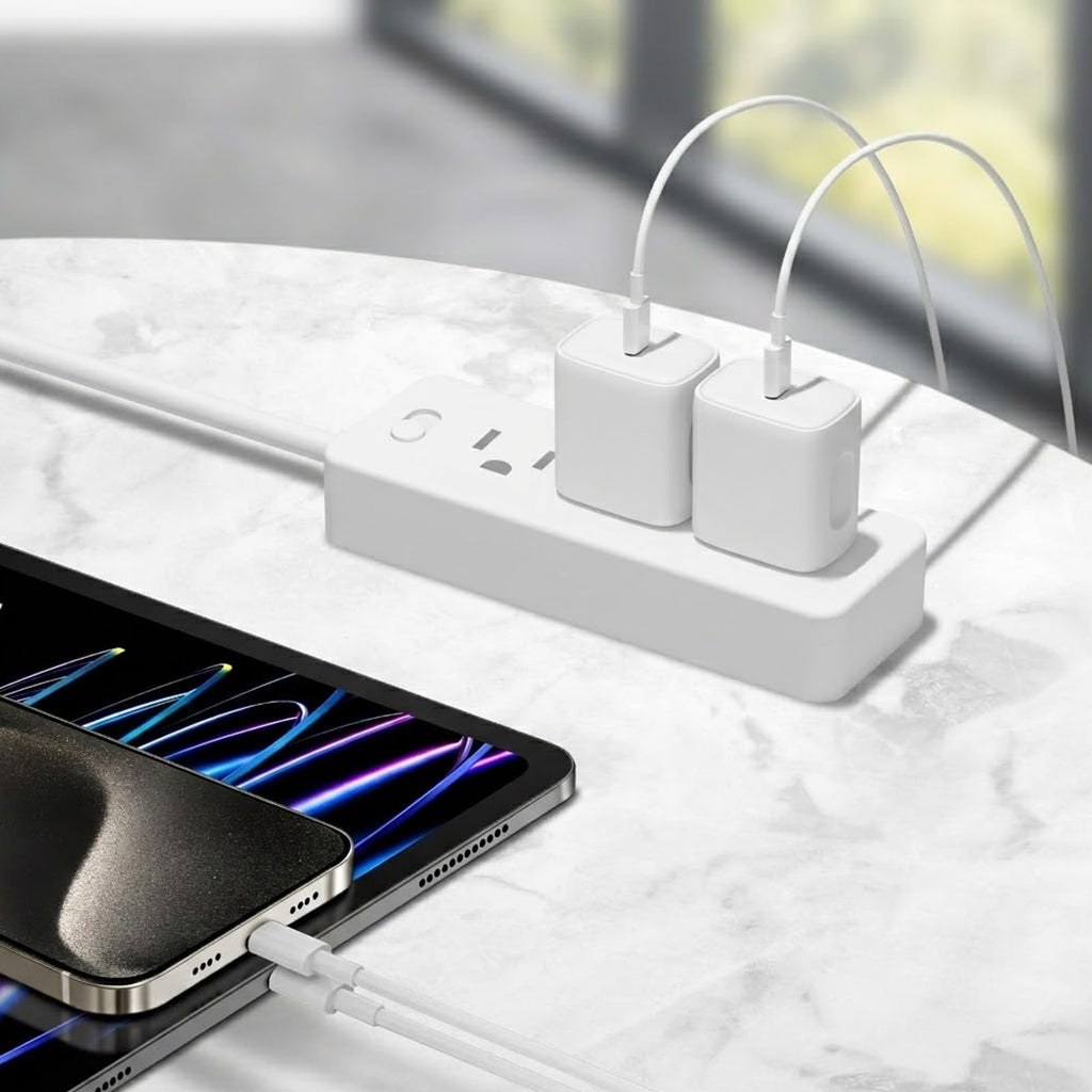 iPhone 18 17 16 15 Charger Fast Charging 10FT - 20W USB C Charger Block | Type C Charger Fast Charging with 10FT Extra Long USB C to C Cable for iPhone 18 17 16 15 Pro Max, Duo, iPad (White)