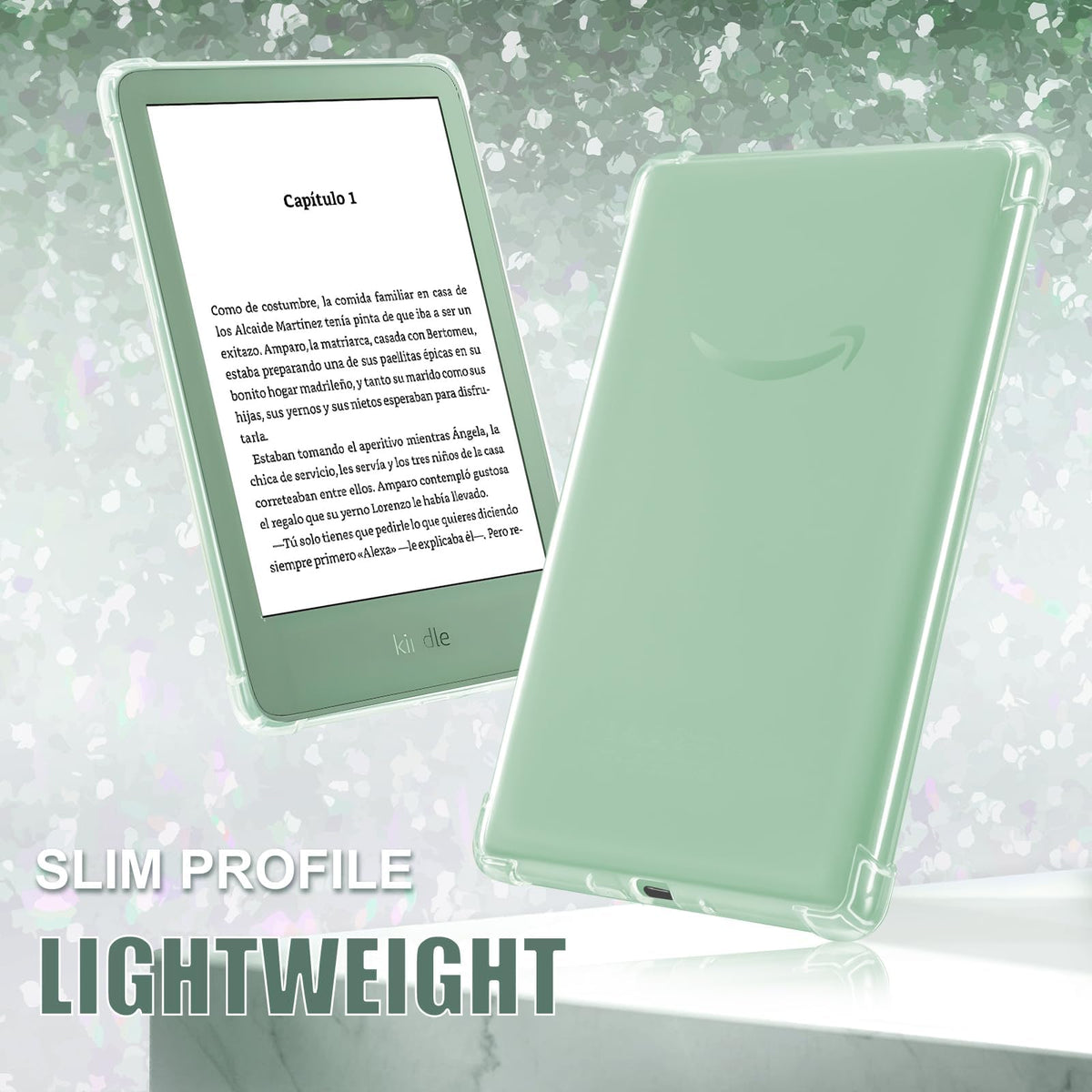 CoBak Clear Case Exclusively for 6" Kindle 2024 & 2022(11th Generation) | Ultra Slim Soft TPU Transparent Cover, Lightweight and Durable Protection, transparent