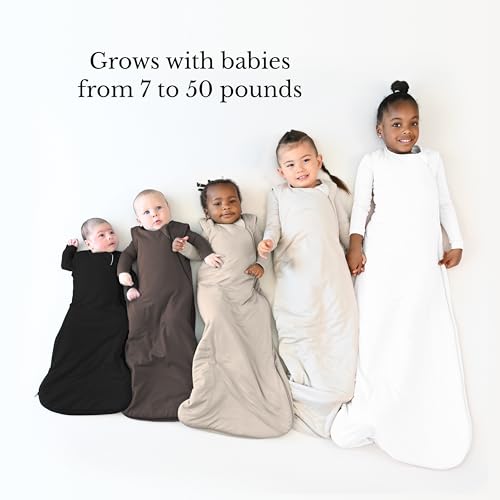 KYTE BABY Sleep Bag 1.0 TOG, Rayon Made From Bamboo Wearable Blanket, Dual Zipper For Infants And Toddlers Nursery Essentials