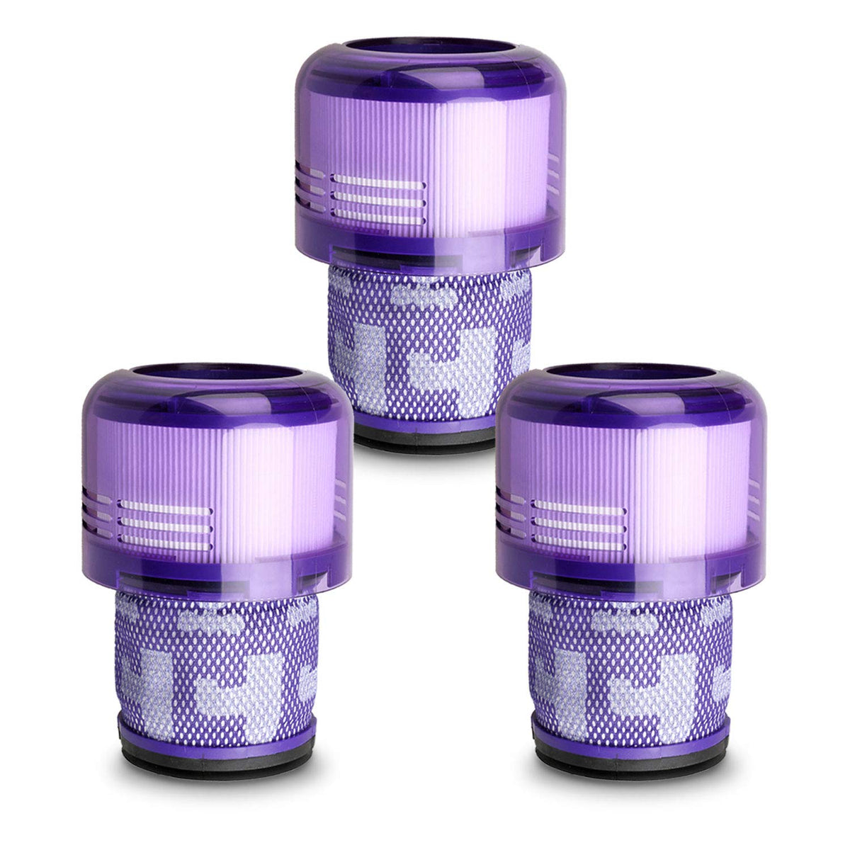 Lemige 3 Pack Vacuum Filters Replacement Parts Compatible with Dyson V11 Origin V11 Torque Drive V11 Animal V11 Complete V11 Extra V15 Detect V15s Detect Submarine Vacuums, Compare to Part 970013-02