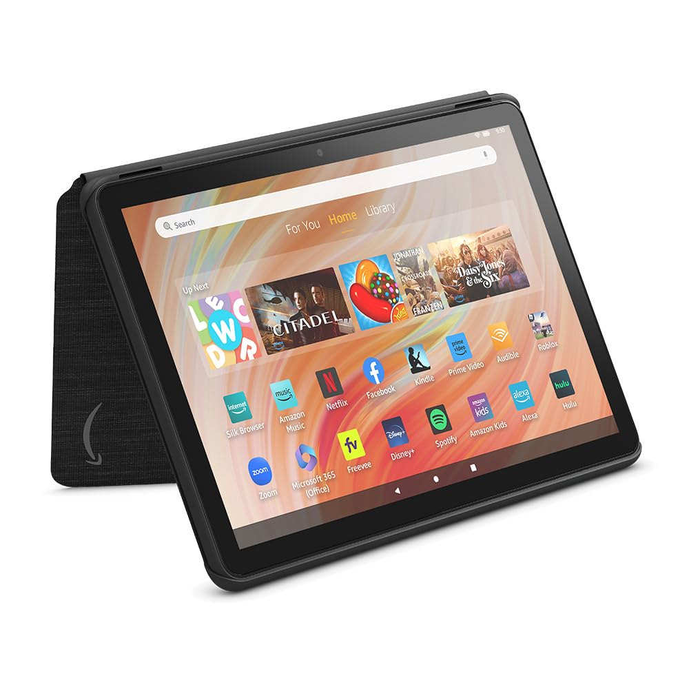 Amazon Fire HD 10 Tablet Protective Cover (Only compatible with 13th generation tablet, 2023 release) - Black