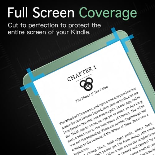 MoKo 2 Pack Anti-Glare Screen Protector for 6" Kindle 11th Gen. 2024/2022