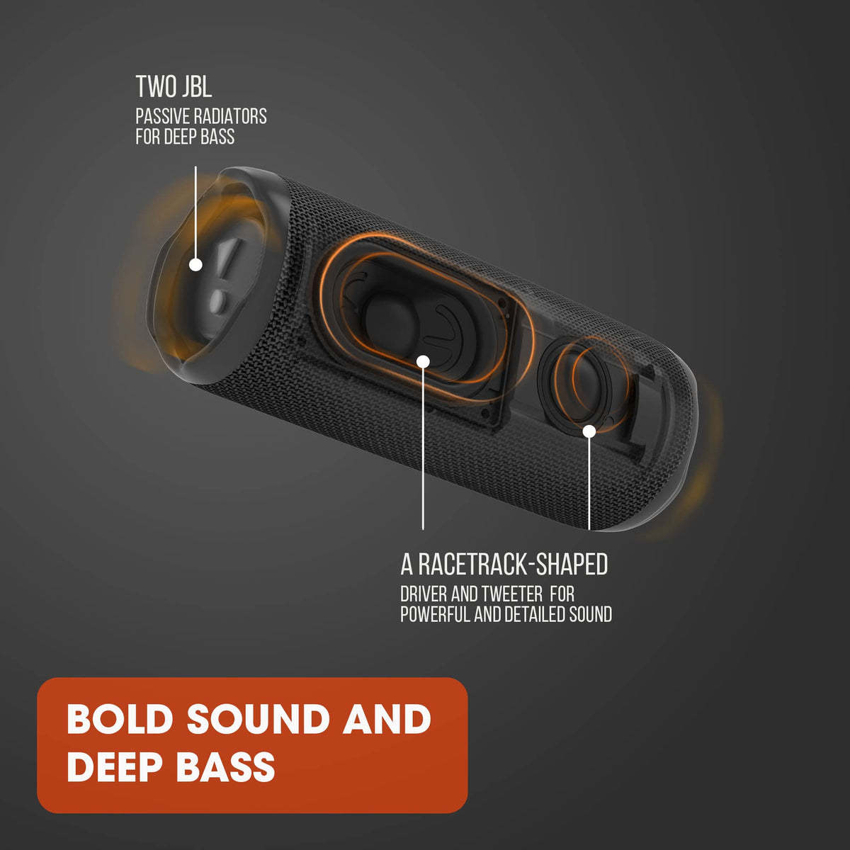 JBL Flip 6 - Portable Waterproof Speaker - Black | Louder, more powerful sound, IP67 waterproof and dustproof, 12 Hours of Playtime, Bold design