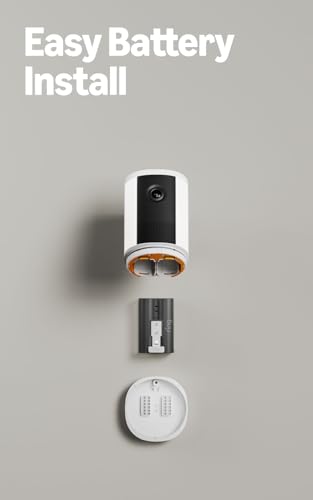 Ring Spotlight Cam 2K (newest model), Battery, Home or business security, Wide-Angle Retinal 2K Video, 6x Enhanced Zoom, Motion-Activated Spotlights, White