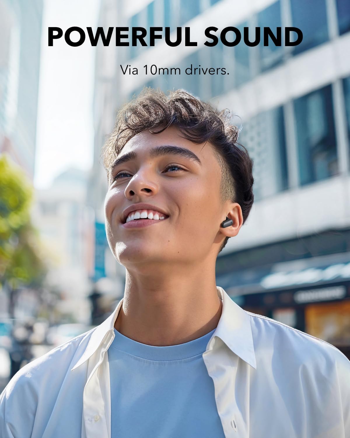 Soundcore P30i by Anker Noise Cancelling Earbuds, Hands-Free Viewing | Strong and Smart Noise Cancelling, Powerful Bass, 45H Playtime, 2-in-1 Case and Phone Stand, IP54, Bluetooth 5.4