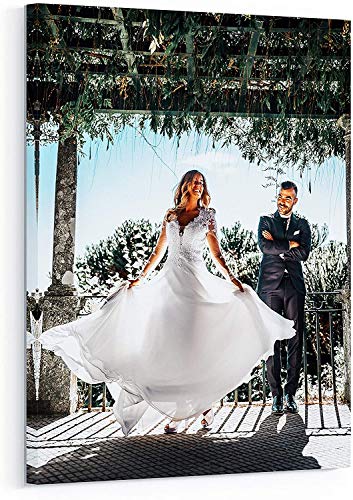Personalized Custom Canvas Prints: Photo On Canvas (Framed 11X14) Transform Your Photos into Stunning Framed Wall Art Digitally Printed Photo To Canvas Ideal for Home Decor Gifts Keepsakes