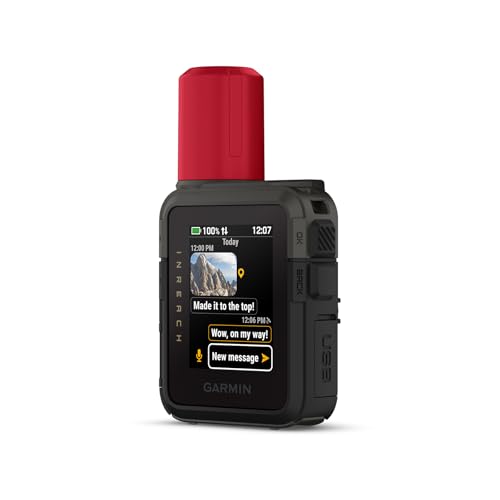 Garmin inReach® Mini 3 Plus, SOS Satellite Communicator | Photo, Voice & Text Messaging Beyond Cell Service, Global Coverage, Color Touchscreen Display, Active Subscription Required
