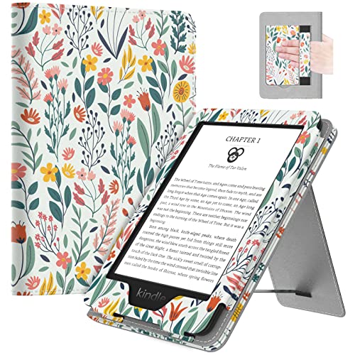 Moko Case for 6" Kindle (11th Generation,2024/2022), Flowers