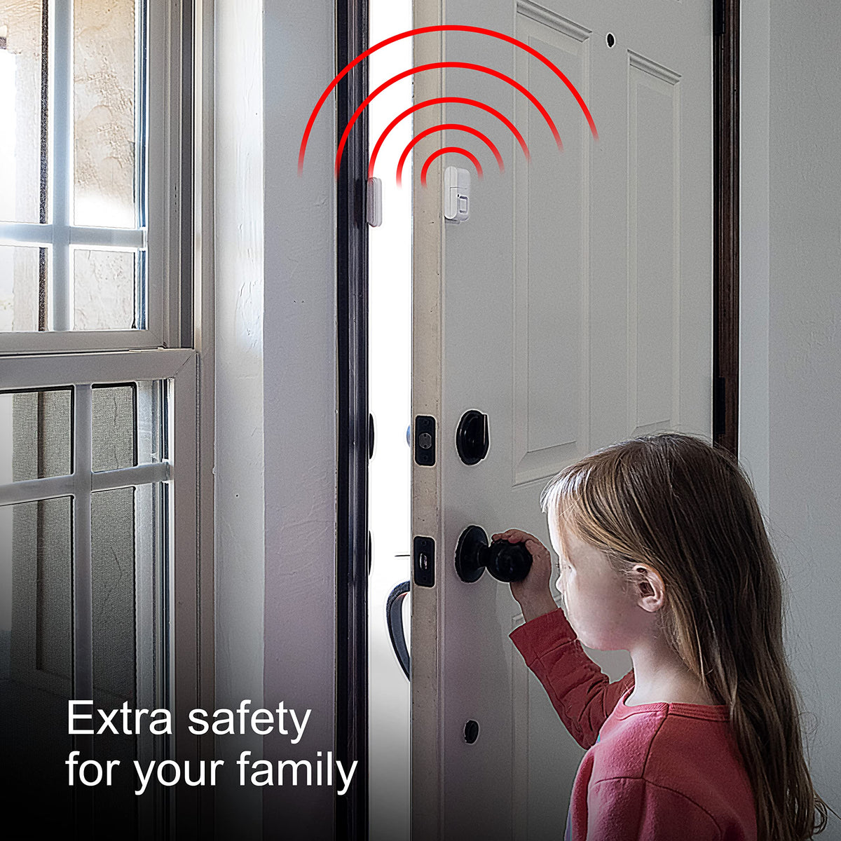 UltraPro Personal Security Window and Door Alarm, 2 Pack, Wireless Chime