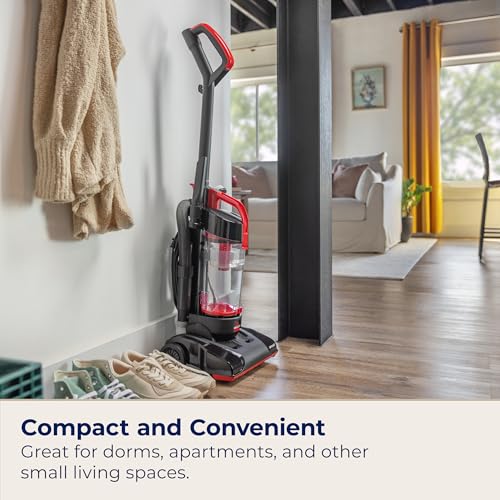 Bissell CleanView Compact, Powerful Suction & Extension Wand, 3508 | Lightweight for apartments & dorms; scatter-free technology; removable extension wand; compact design