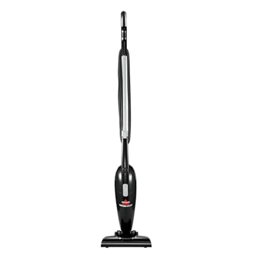 Bissell 2033M Featherweight Stick Lightweight Bagless Vacuum and Electric Broom with Crevice Tool for Hard Floors and Carpets, Black