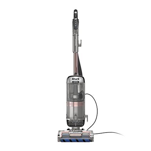 Shark Vertex Lift-Away Upright Vacuum, HEPA Seal, Silver/Rose Gold, AZ2002​ | DuoClean & PowerFins, LED Lights, No Hair Wrap, Large Dust Cup Capacity, Pet Crevice Tool, Dusting Brush​