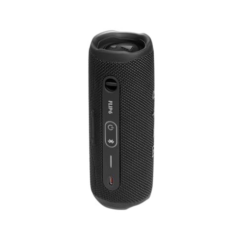 JBL Flip 6 - Portable Waterproof Speaker - Black | Louder, more powerful sound, IP67 waterproof and dustproof, 12 Hours of Playtime, Bold design