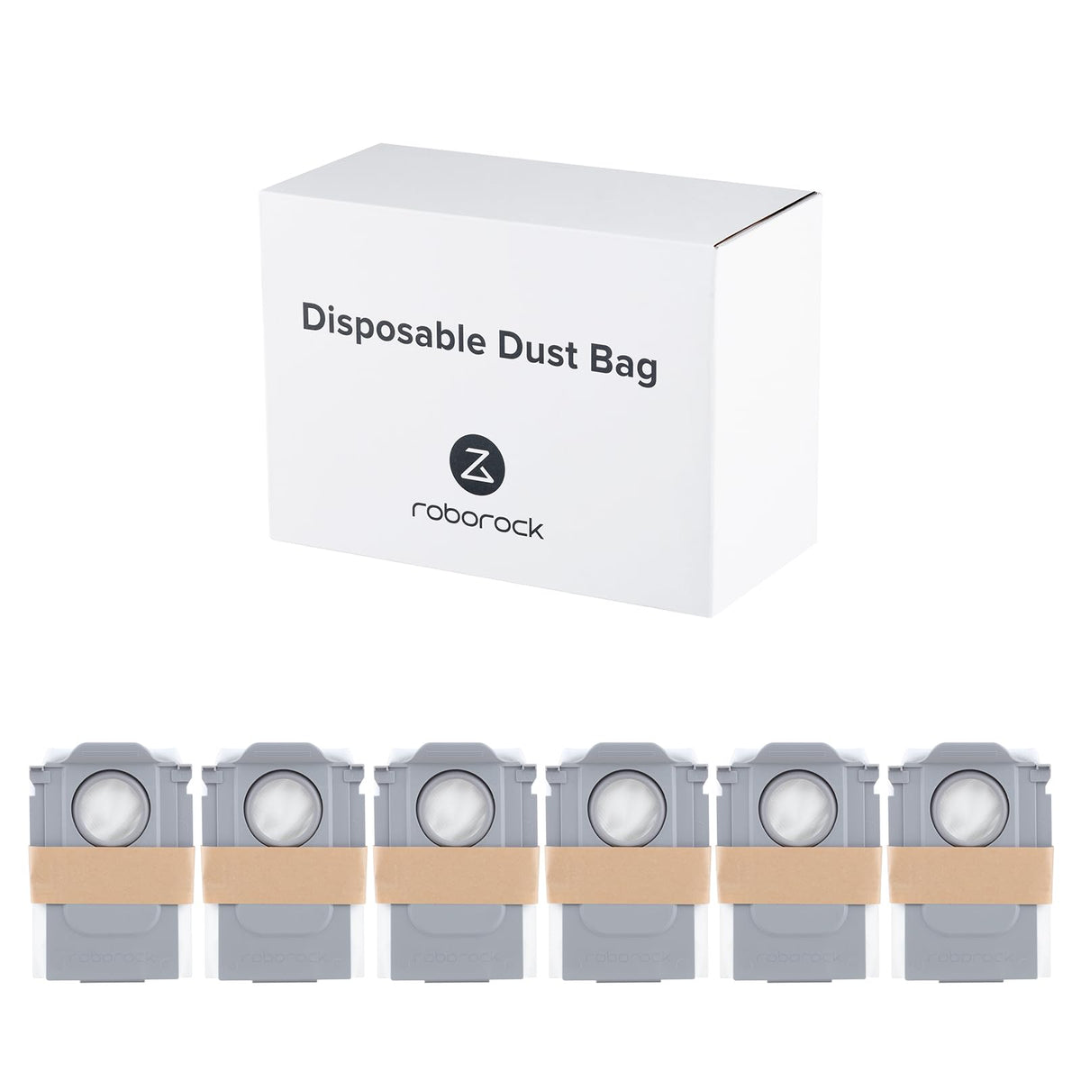 roborock 6 Packs Disposable Dust Bags for Saros 10R, Saros Z70, Saros 20, Qrevo Edge 3 Pro, QV 35A, Qrevo CurvX, Qrevo Curv 2 Flow, Qrevo S Pro, Qrevo 2 Pro, Saros 20 Sonic, S8 Max Ultra & RDS