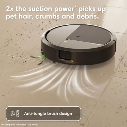 iRobot Roomba 115X Combo Robot Vacuum & Mop with AutoEmpty Dock, 15,000Pa, Self-Empties for 90 Days, Intense Power-Lifting Suction, LiDAR Navigation, Multiple Cleaning Modes, Avoids Mopping Carpet