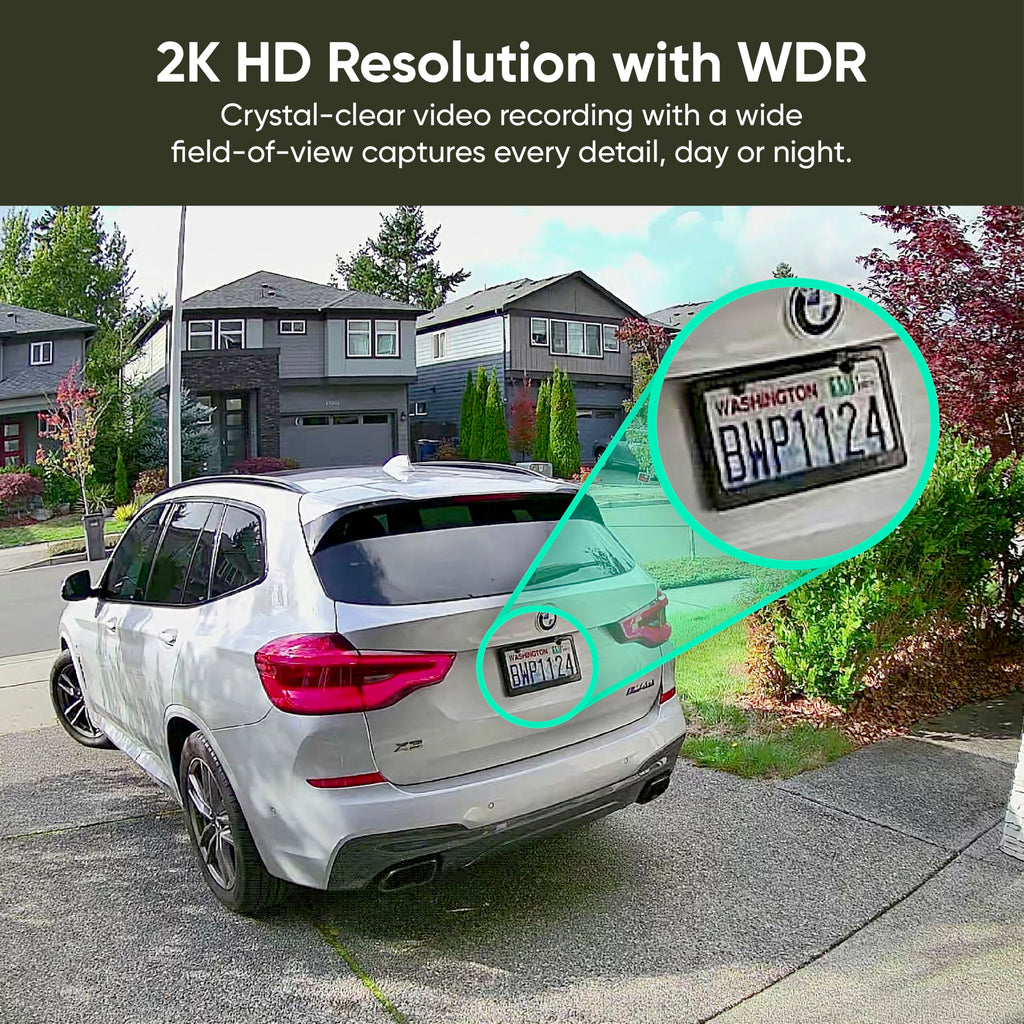 WYZE Solar Cam Pan, 2K Security Cameras Wireless Outdoor, Battery Powered | 360° Pan-Tilt, Battery Powered, 2.4 GHz Wi-Fi camera, AI motion detection, Color night vision, Cameras for home security