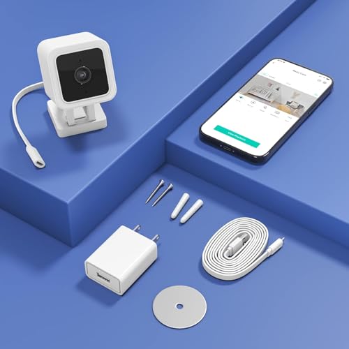 WYZE Cam v3 with Color Night Vision, Wired 1080p HD Indoor/Outdoor Video Camera, 2-Way Audio, Works with Alexa, Google Assistant, and IFTTT