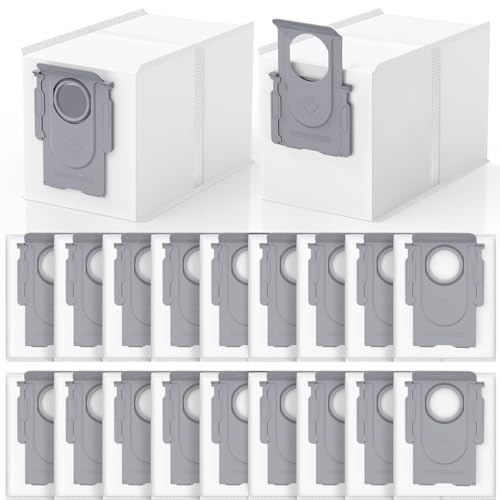 20 Pack QRevo Dust Bags for Roborock Qrevo S Pro, QV 35A, Qrevo S5V