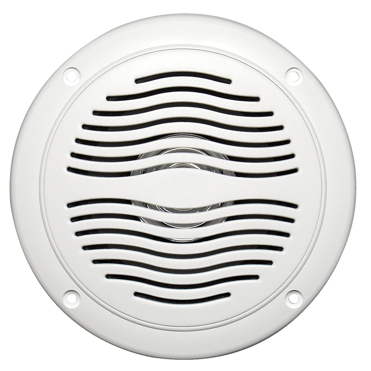 Magnadyne 5-inch Water Resistant Outdoor Speakers, Dual Cone, 25W Peak Power, Marine and RV Compatible (White)