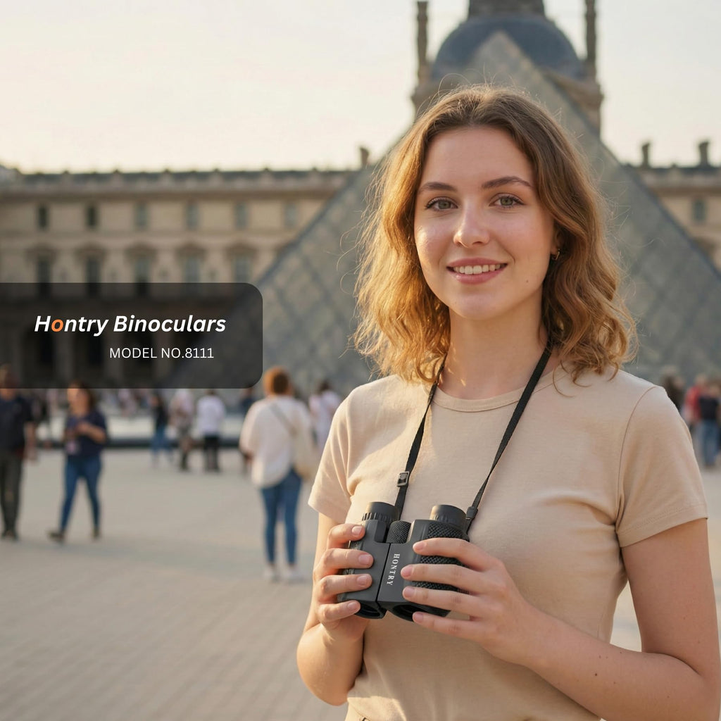 Hontry 10x25 Compact Binoculars for Adults and Kids