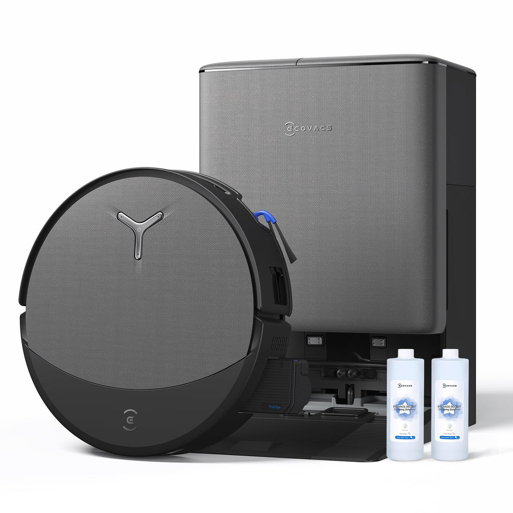 ECOVACS DEEBOT T90 PRO Omni Robot Vacuum and Mop, 30000Pa Blast Suction | TruEdge Instant Self-Cleaning OZMO Roller, PowerBoost Charging, Triple Lift Carpet Care, ZeroTangle for Pet Family,YIKO Agent