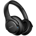 KVIDIO Bluetooth Headphones Wireless Over Ear Headsets 65H Playtime | Deep Bass, HiFi Stereo, Bluetooth 6.0, Microphone, Comfortable Fit, Foldable, Lightweight, Low Latency for Travel Home Office