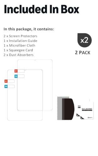 Antiglare Screen Protector (2 Pack), for Amazon Kindle Paperwhite (2024 Releases) and Kindle Colorsoft