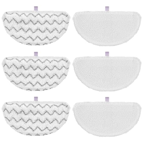 iSingo 6 Pack 1940 Steam Mop Pads for Bissell PowerFresh Steam Mop 1940 | Fit 1806 1544 1440 2075A 2685A 1940W 19404 Series, Model 19402 19408 1940a 1940f 1940q 1940t B0006 B0017, Part #5938#203-2633