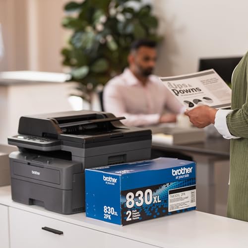 Brother DCP-L2640DW Wireless Compact Monochrome Multi-Function Printer, Copy, Scan, Duplex, Mobile Printing