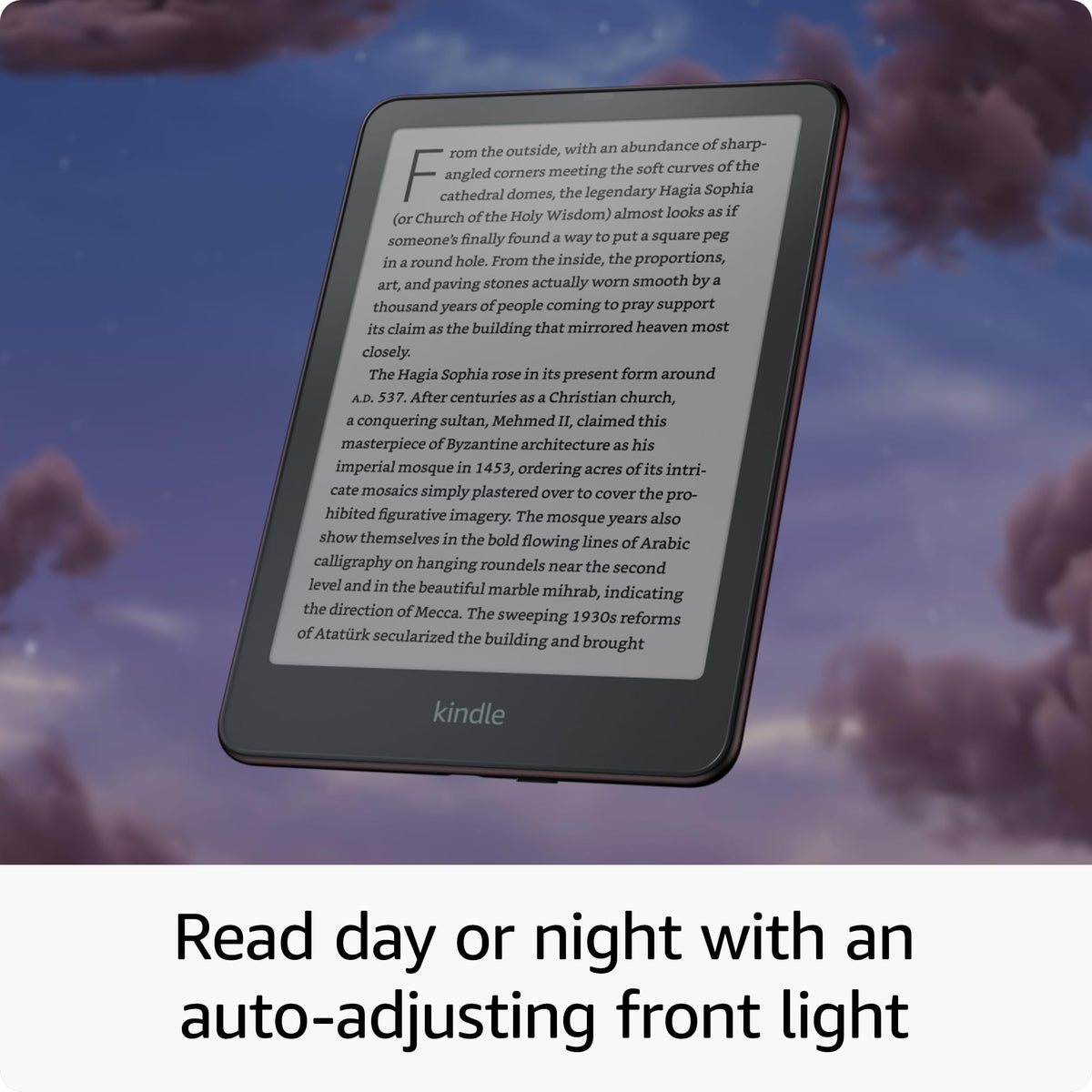 Amazon Kindle Paperwhite Bundle: Includes, Amazon Kindle Paperwhite Signature Edition 32GB | Black, Premium Leather Cover | Walnut & Wireless Charging Dock