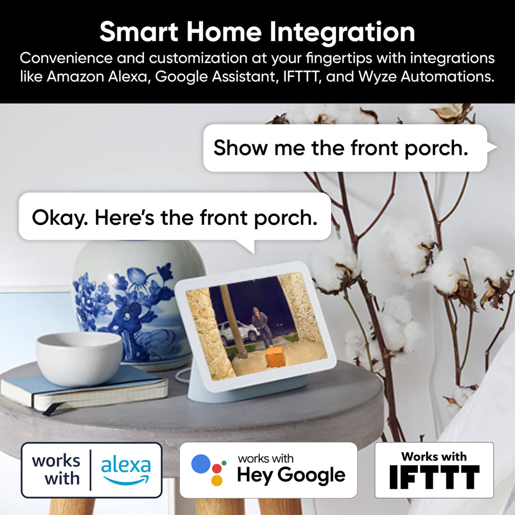 WYZE Window Camera, WiFi Indoor Security Cam, Anti-Glare Color Night Vision