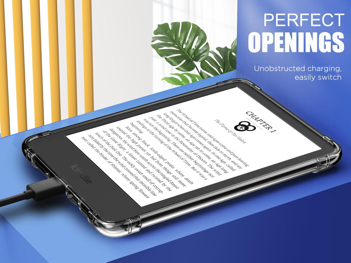 MoKo Case for 6" Kindle (11th Generation-2024/2022),Clear
