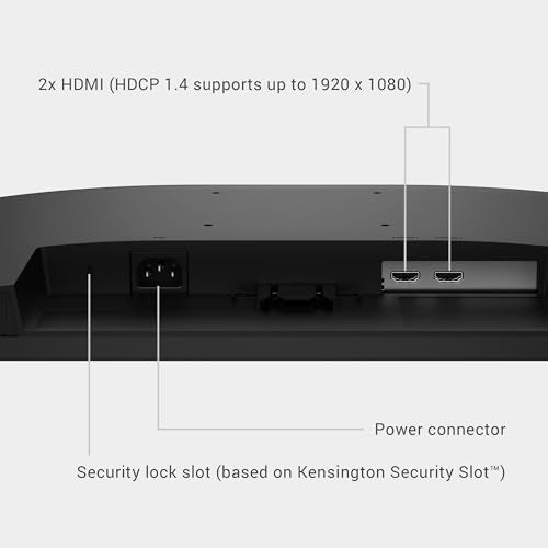 Dell 24 Monitor - SE2426H - 23.8-inch FHD (1920x1080) 144Hz 1ms Display, in-Plane Switching (IPS) Technology, AMD FreeSync™, TÜV 3-Star 2X HDMI, Tilt