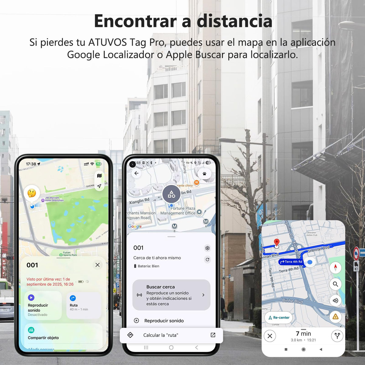 ATUVOS Air Tracker Tags-4 Pack for Android & iOS, Tracker Tags Work with Google Find Hub or Apple Find My APP, Smart Tags for Android, IP67 Waterproof Bluetooth Tracker Tag for Luggage, Keys