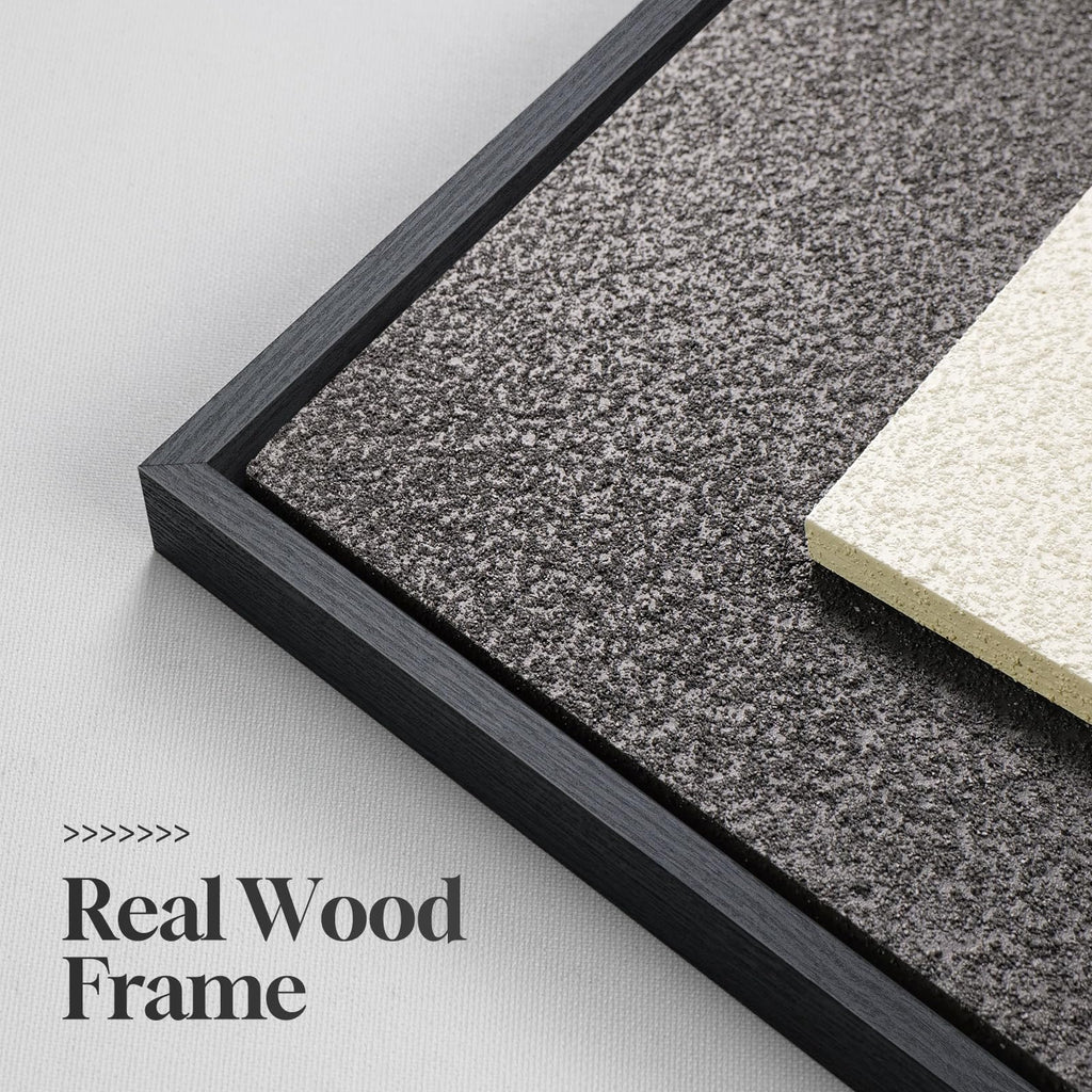 3D Large Framed Brown Abstract Wall Art for Living Room, 3Piece 24x36 In | Solid Wood Frames, Sandstone Textured Artwork for Walls, Black White Geometric Sculptural Pictures Wall Decor Bedroom Office