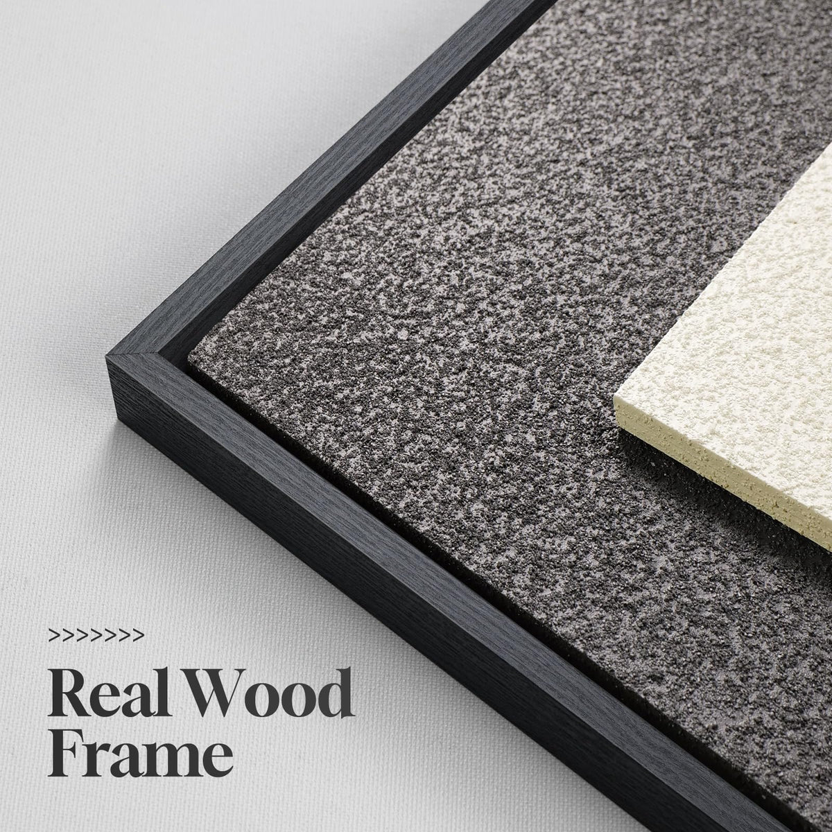 3D Large Framed Brown Abstract Wall Art for Living Room, 3Piece 24x36 In | Solid Wood Frames, Sandstone Textured Artwork for Walls, Black White Geometric Sculptural Pictures Wall Decor Bedroom Office