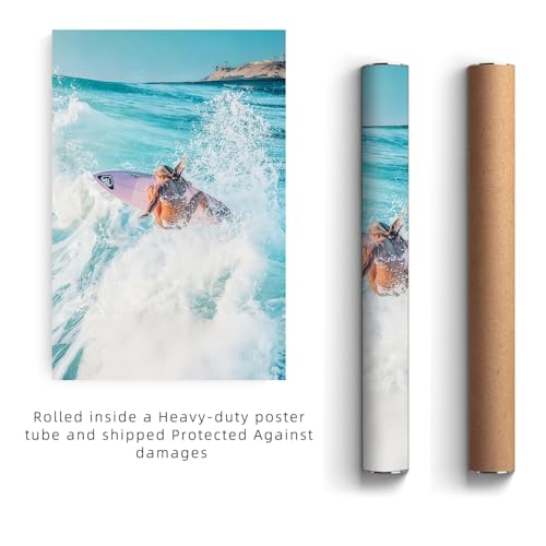 JIMUJIA Custom Canvas Art Print (24L x 36W), Personalized Photo Wall Decor | Unframed Canvas Print (Optional Frames) Customizable Photo Portrait Gift for Living Room, Bedroom, Office Decor