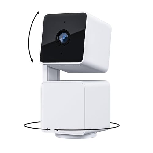 WYZE Cam Pan v3, Indoor/Outdoor Security Camera with 360° Pan/Tilt/Zoom | Vibrant Color Night Vision, IP65-rated, Pan Scan Auto Patrol, 2-way Audio and Privacy Mode, No subscription required.