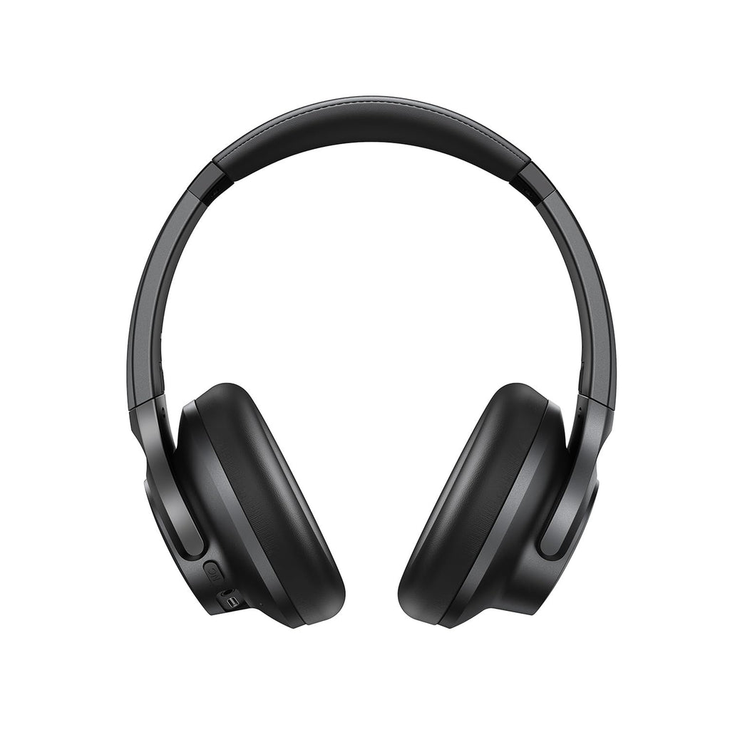 Soundcore by Anker Q20i Hybrid Active Noise Cancelling Headphones, Black | Over-Ear, Bluetooth, 40H ANC Playtime, Hi-Res Audio, Big Bass, Transparency Mode, Customize via App, Travel, Home, Office