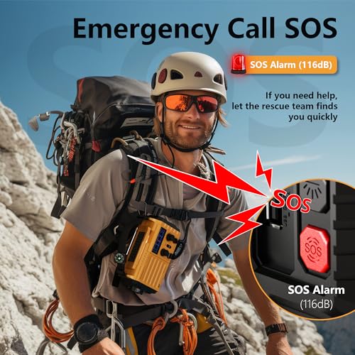 NOAA Weather Radio FM AM Shortwave, Emergency Radio 5000mAh Solar Crank | 5 Way Powered Portable Phone Charger with LED Flashlight, Reading Lamp, and SOS Alarm for Survival Kits