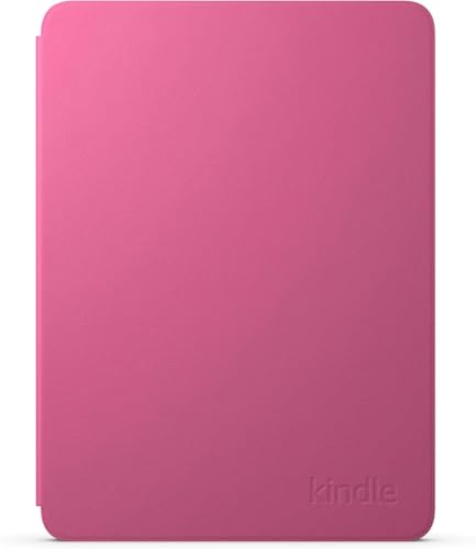 Amazon Kindle Colorsoft Essentials Bundle including Kindle Colorsoft (16 GB) – With color display - Black, Plant-Based Leather Cover-Raspberry and Power Adapter