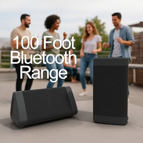 OontZ Angle 3 Gen 4 Portable Bluetooth Speaker, 12W, 24-Hour Playtime | Compact 12W Bluetooth speaker with clear sound,100-ft range, IPX5 waterproof, AUX Input, USB-C Charging Cable.