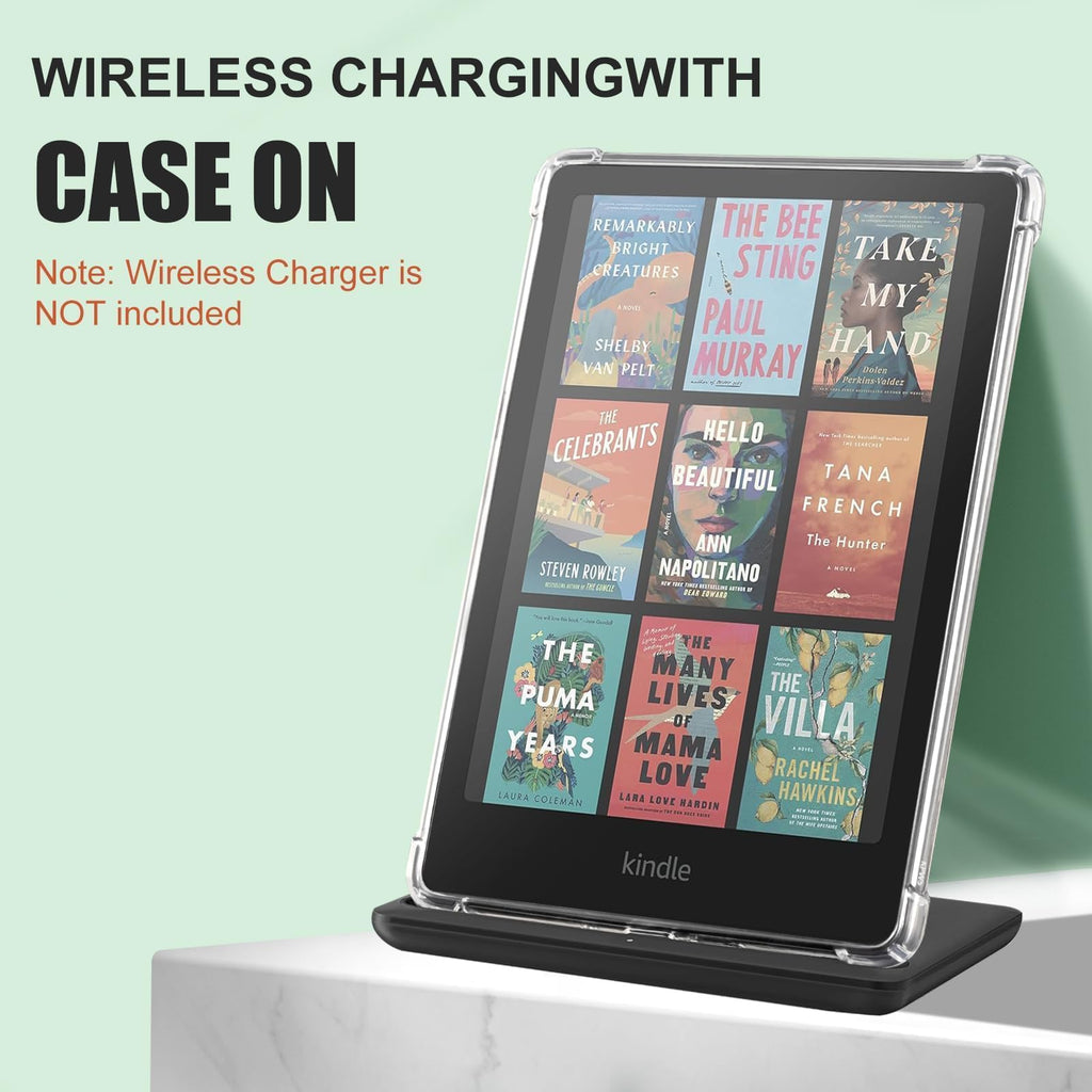 iDLEHANDS Clear Case for 7" Kindle Paperwhite 12th Gen & Kindle Colorsoft | Ultra Slim Soft TPU Transparent Cover & Lightweight, for All-New Kindle (2024 Released)
