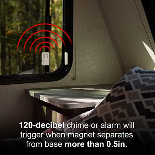 UltraPro Personal Security Window and Door Alarm, 2 Pack, Wireless Chime