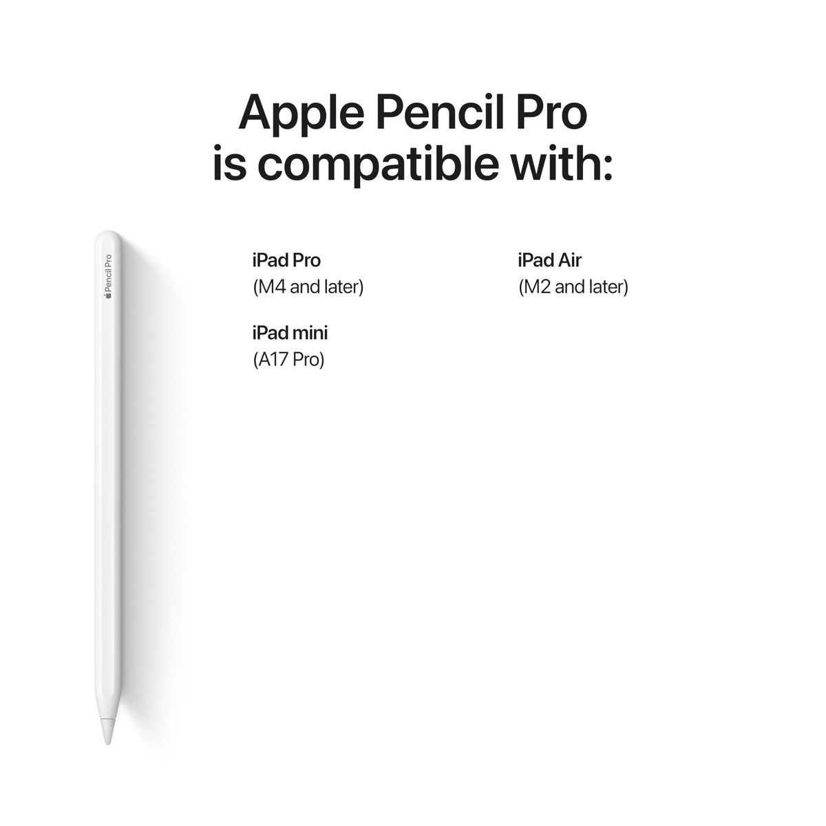 Apple Pencil Pro: Latest Model - Device Compatibility Check Required | Pixel-Perfect Precision, Tilt & Pressure Sensitivity, Perfect for Note-Taking, Drawing, and Art. Charges & Pairs Magnetically