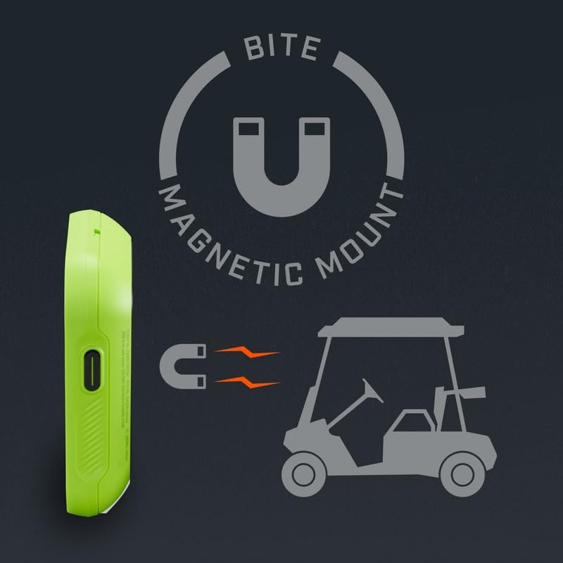 Bushnell Golf Phantom 3 Slope GPS, Black | Handheld, Touchscreen, Slope-Adjusted Distances, 38,000+ Courses & Magnetic Cart Mount