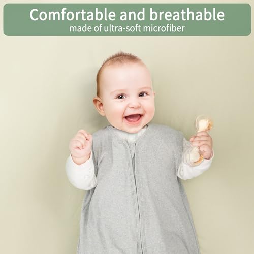 GUNTAIL Baby Crib Sheets for Boys Girls, 2 Pack Fitted Crib Sheet for Standard Crib and Toddler Mattress, Soft Microfiber Baby Sheet 52x28x8in (Brown & Green)