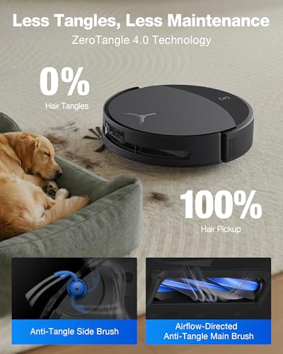 ECOVACS DEEBOT T90 PRO Omni Robot Vacuum and Mop, 30000Pa Blast Suction | TruEdge Instant Self-Cleaning OZMO Roller, PowerBoost Charging, Triple Lift Carpet Care, ZeroTangle for Pet Family,YIKO Agent